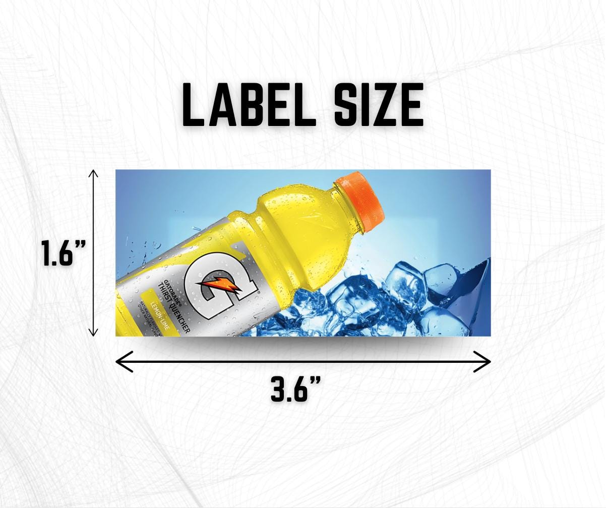 Vending Machine Labels: 120+ Snack & Drink Stickers (PDF Download, 3.6x1.6")