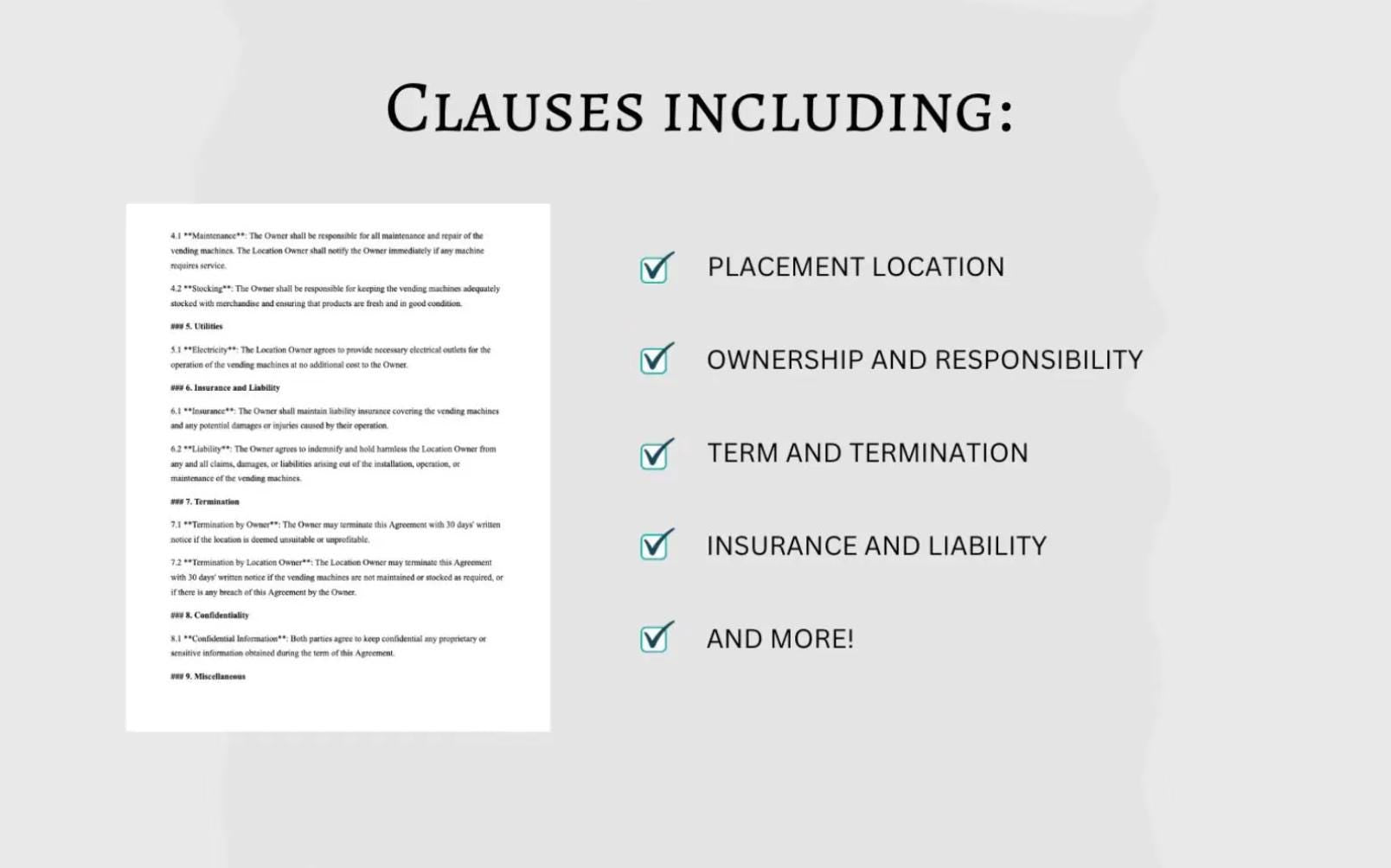 Claw Machine Business Bundle: Brochure, Business Card & Agreement Templates (Digital Download)