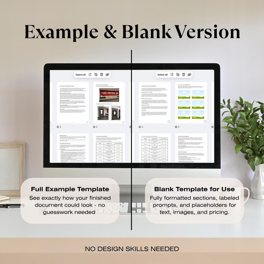 Micro Market RFP Proposal Template | 33-Page Editable Canva Proposal | Grays Vending Systems