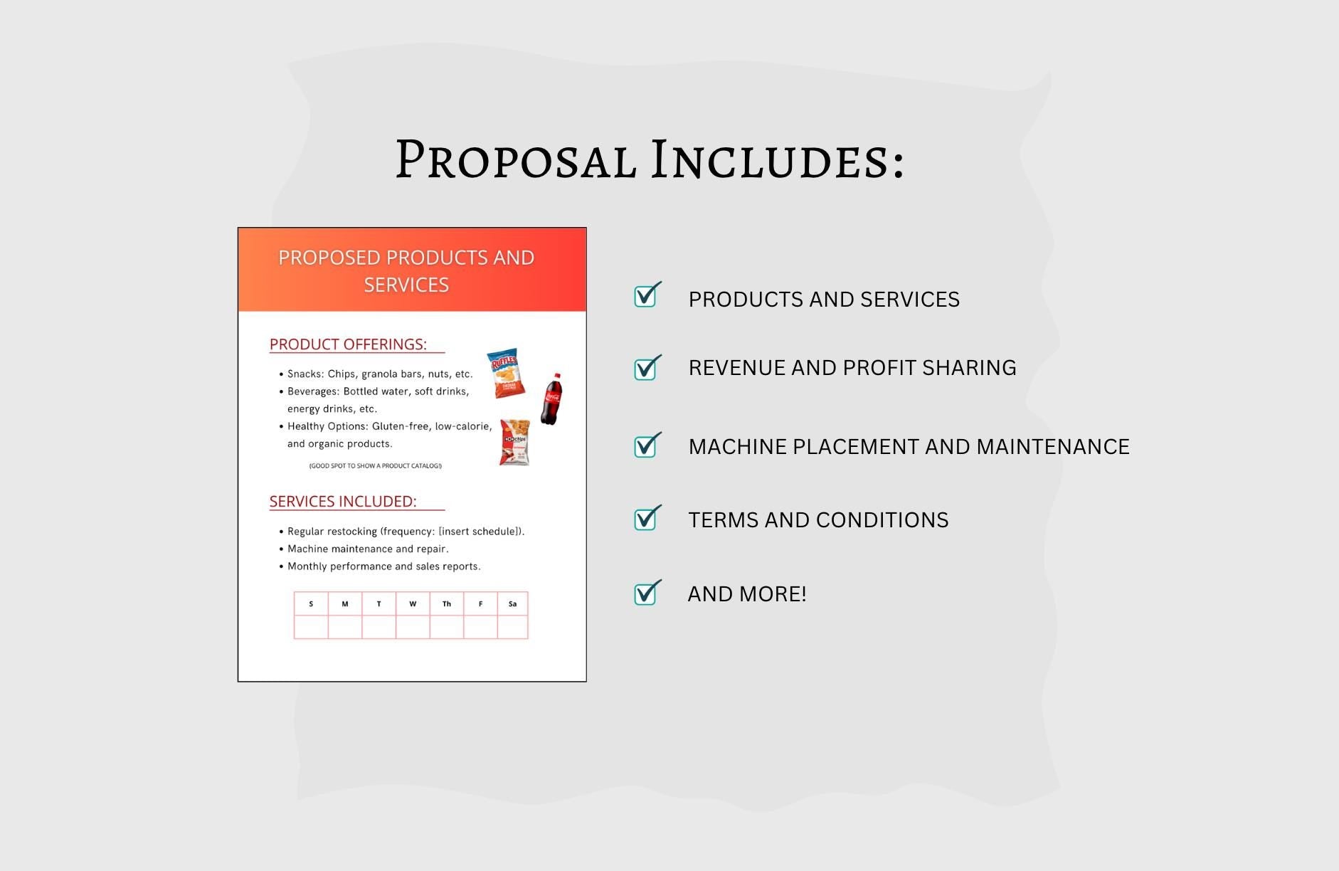 Vending Machine Placement Proposal Template: Editable Business Pitch (Canva, PDF Download)