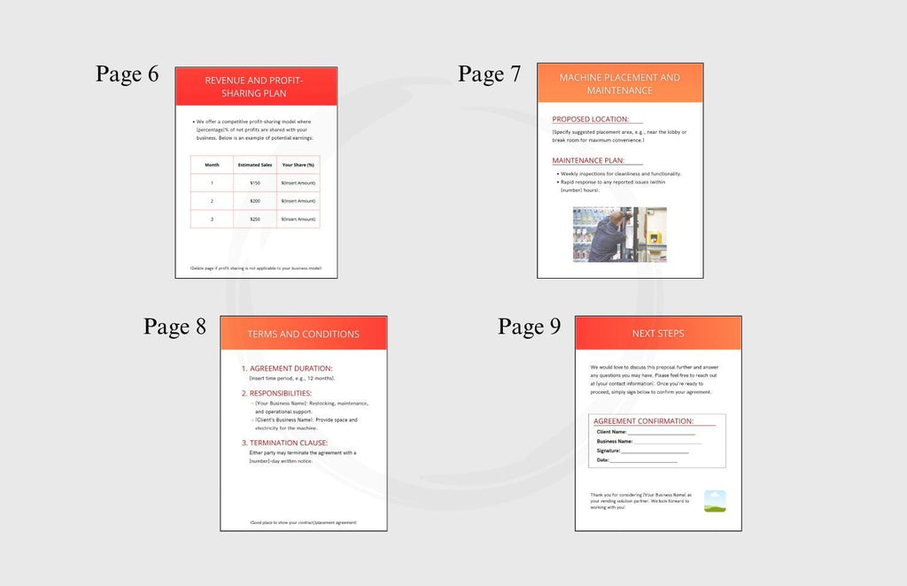 Vending Machine Placement Proposal Template: Editable Business Pitch (Canva, PDF Download)