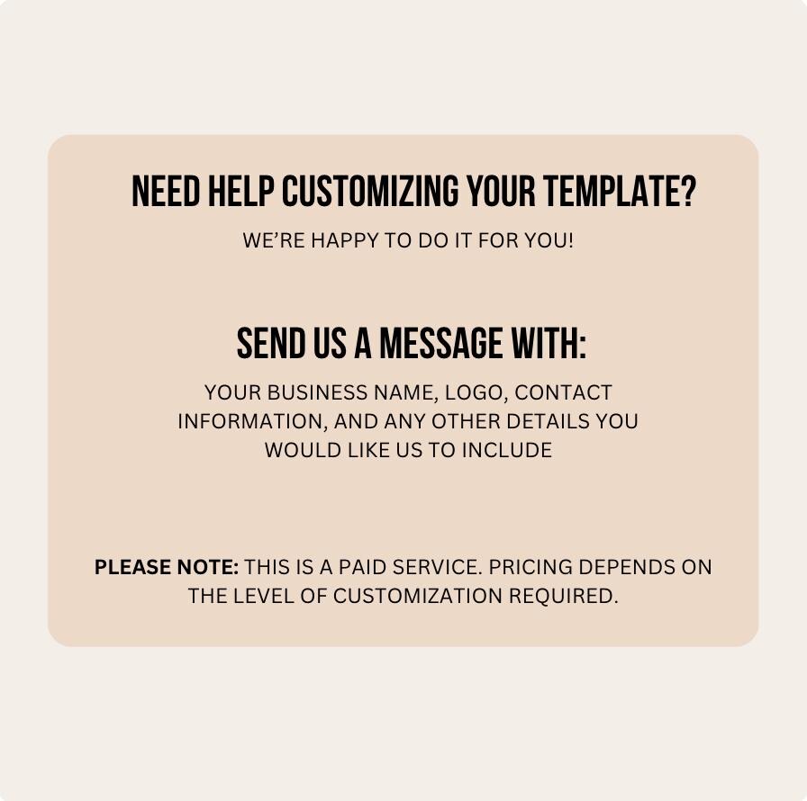 Vending Service Flyer | One-Page Overview (Digital Download)