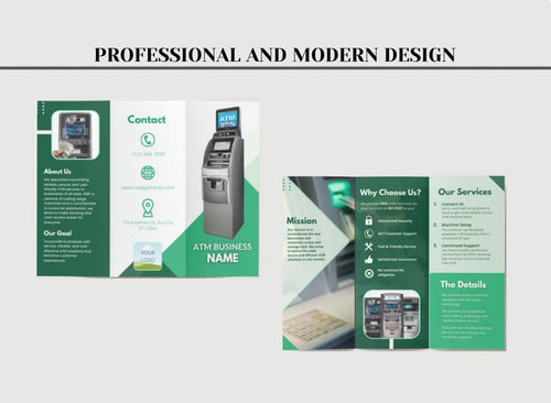 ATM Business Bundle: Canva Brochure, Business Card & Placement Agreement (Digital Download)