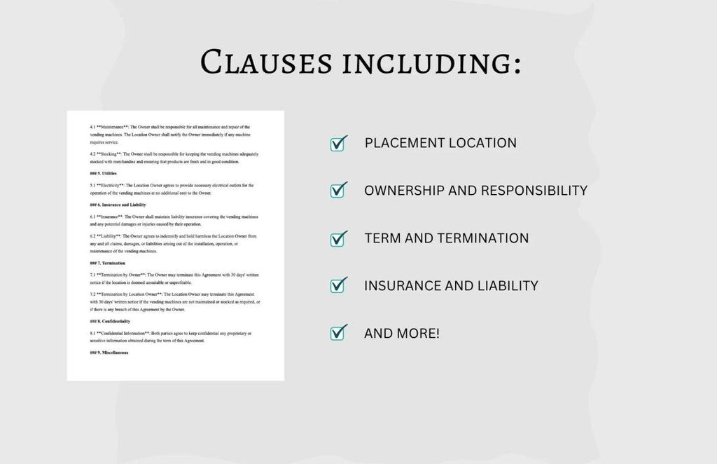 Editable ATM Machine Placement Agreement: Business Contract (PDF)