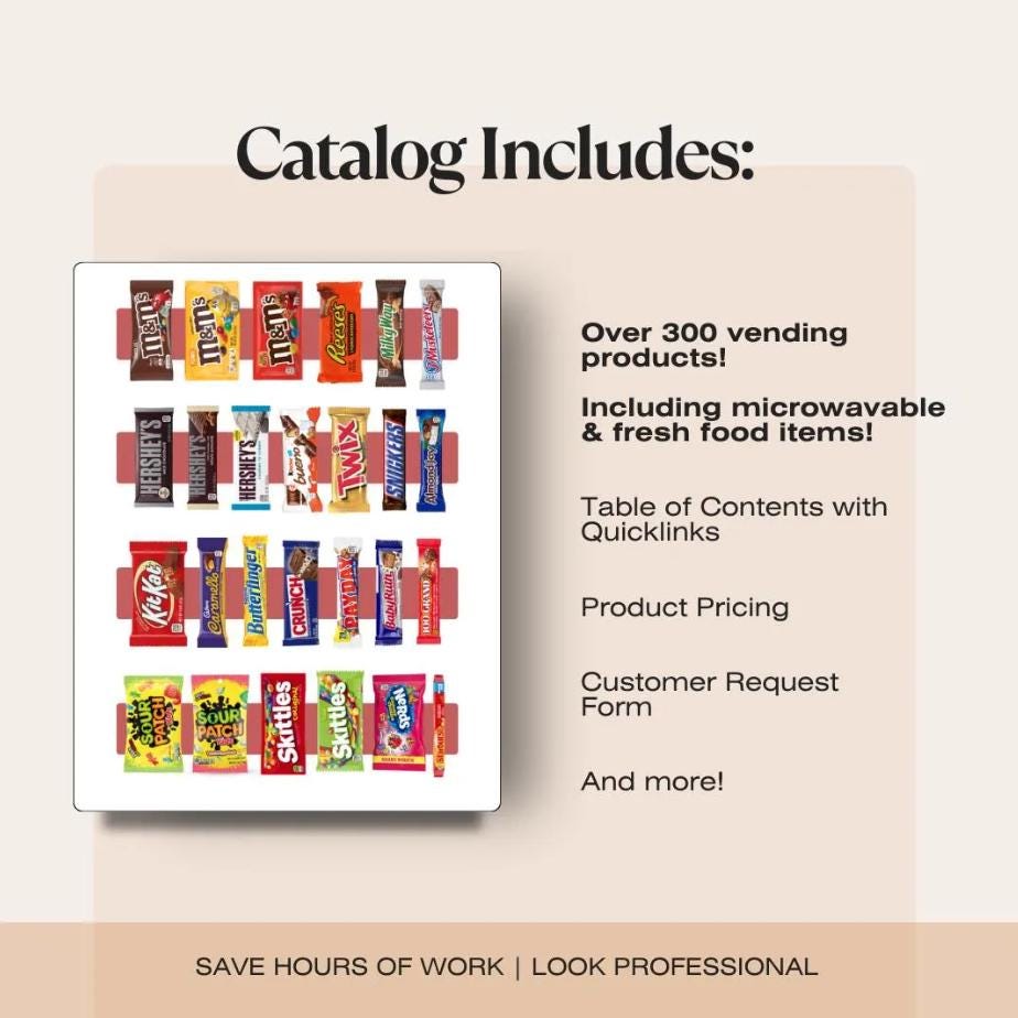 Smart Vending Marketing Bundle | Flyer, Brochure, Catalog (Digital Download)