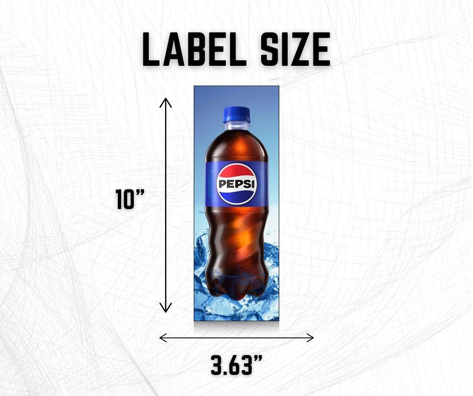 Royal Vendors Vending Machine Drink Labels: 120 Chameleon-Style Designs (PDF Download)